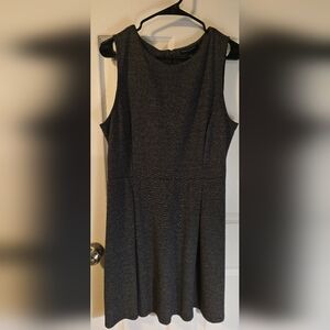 Banana Republic Charcoal Sleeveless Midi Dress